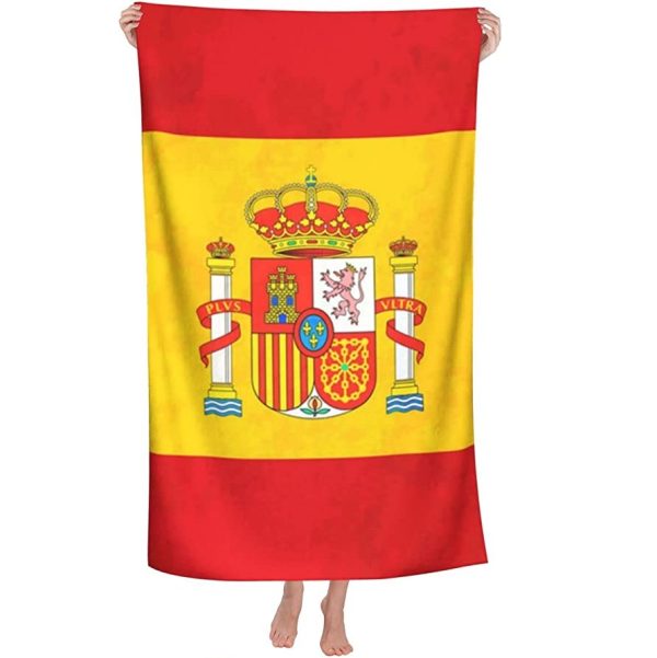 Toalla de playa bandera de España