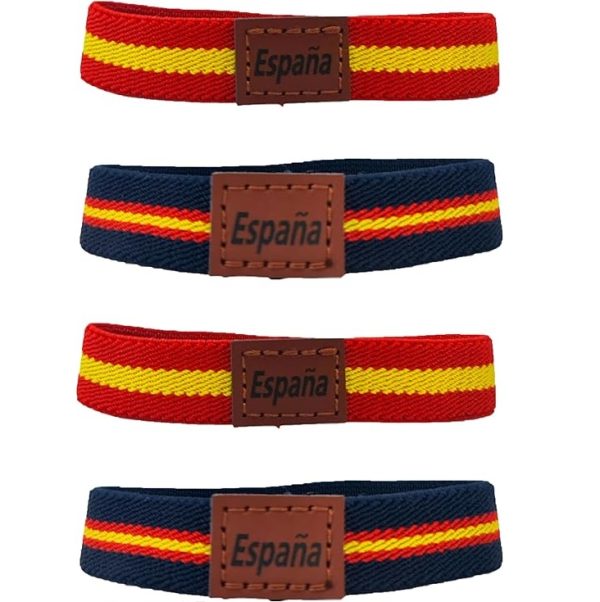 Pack pulseras bandera de España