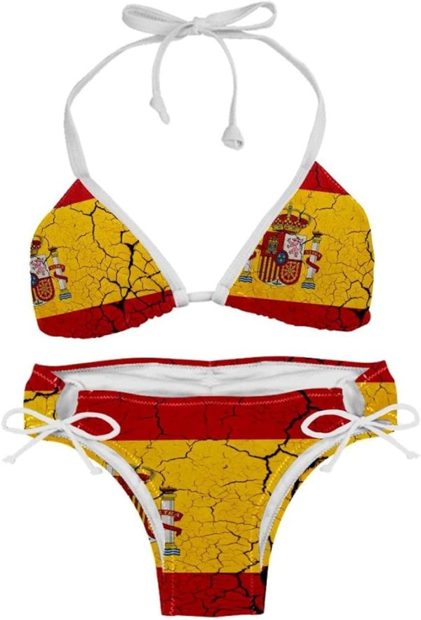 Conjunto bikini bandera de España