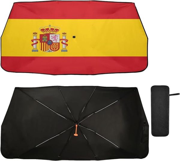 Parasol coche plegable