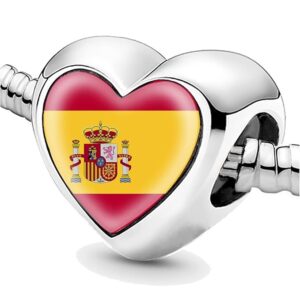 Cuenta pulsera Bandera de España